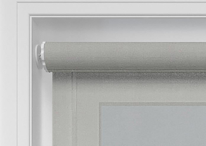Crystalline Voile, Medium Grey - Twist&Fit Roller Blind - Image 10